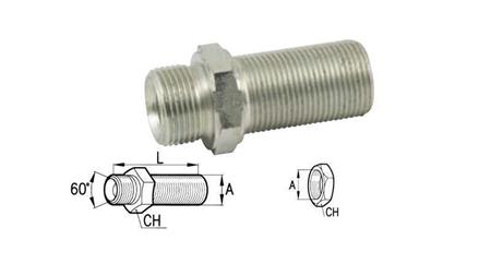 VÁLVULA HIDRÁULICA DUPLA BSP EXTENDIDA 3/4