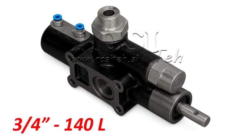 VÁLVULA HIDRÁULICA BASCULANTE PARA CAMINHÃO 3/4 - 140LIT