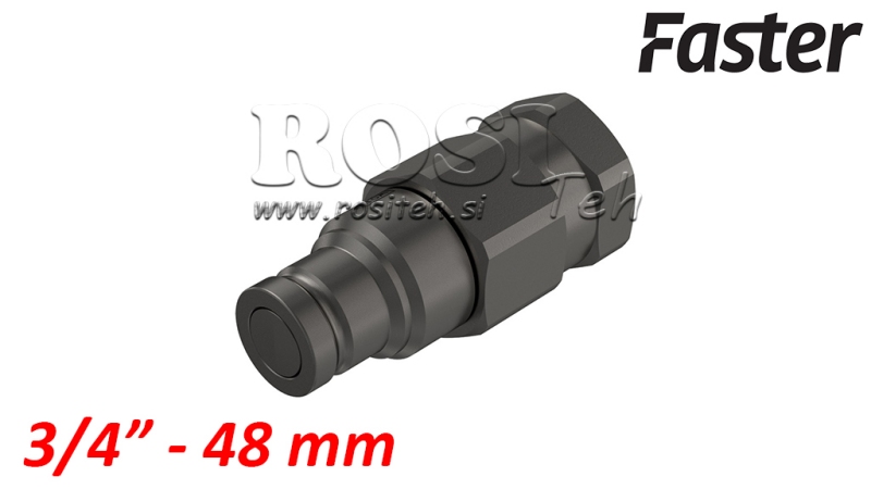 ACOPLAMENTO RÁPIDO ESCAVADEIRA FFH MACHO 3/4 48MM