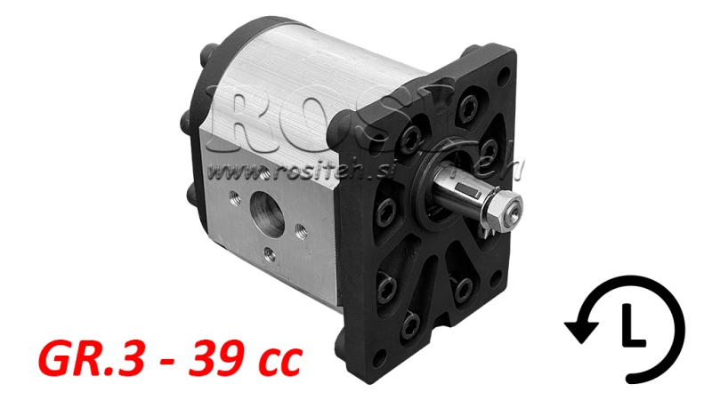 BOMBA HIDRÁULICA GR.3 39 CC ESQUERDA - FLANGES