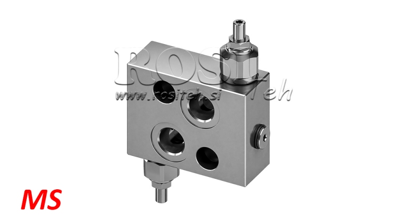 REGULADOR DE PRESSÃO HIDRÁULICA 30-210 BAR PARA MOTOR HIDRÁULICO MS