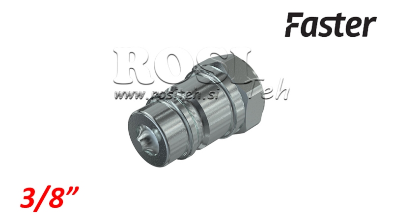 ACOPLAMENTO RÁPIDO MACHO PARA TRATOR 3/8 FASTER