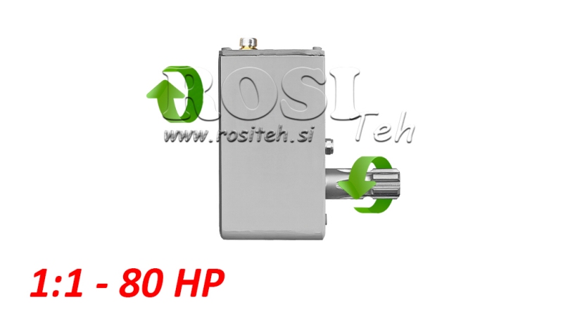 CAIXA DE CÂMBIO PARA TRATOR - INVERSÃO 1:1 (80HP-60KW) FÊMEA-MACHO