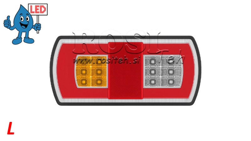 LUZ TRASEIRA LED COMBINADA 12/24V ESQUERDA