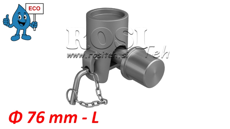 BOLA PARA CAISSON DE CAMINHÃO Φ76 ESQUERDA ECO