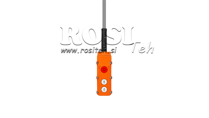 CONJUNTO DE INTERRUPTOR REMOTO 2 BOTÕES + DESLIGAMENTO DE EMERGÊNCIA EM CASO COM CABO