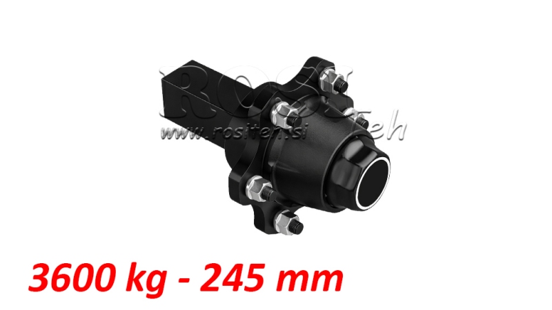 POLOSOVINA brez zavor (6vijakov -kvadrat 70mm)  3.600 kg l.245 mm