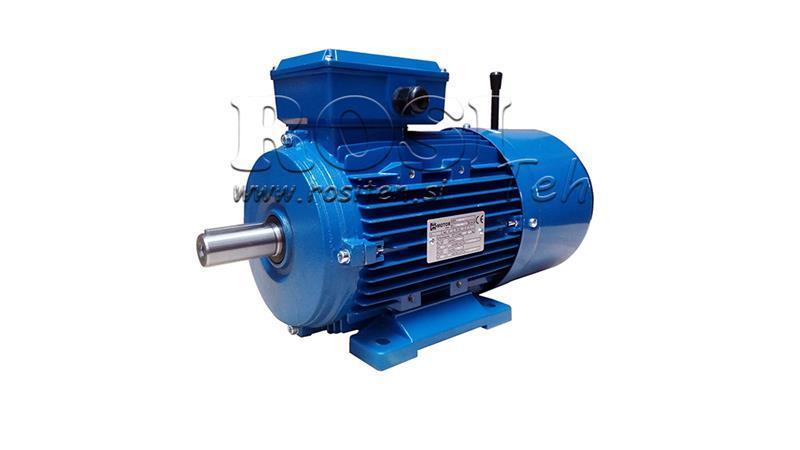 7.5kW-MOTOR ELÉTRICO COM FREIO MSH132M-4_1450rpm 3Fases pés-B3