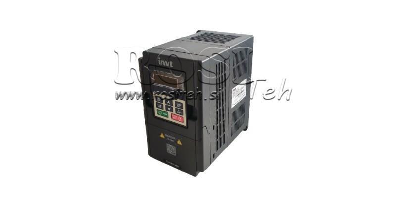 CONVERSOR DE FREQUÊNCIA - INVERTER 3Fase 2.2kW GD10-2R2G-4-B