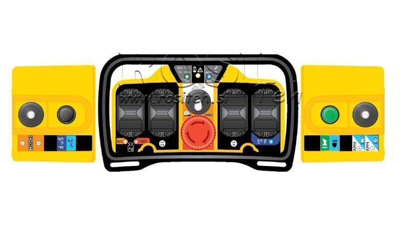 CONTROLE REMOTO POR RÁDIO -PROPORCIONAL- ZEUS2 M4 10014 Plus