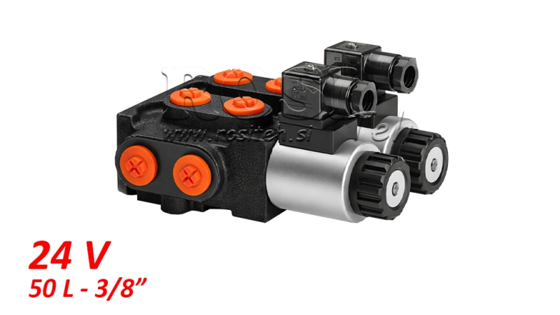 VÁLVULA DE 8 VIAS 3/8 24V - 50LIT