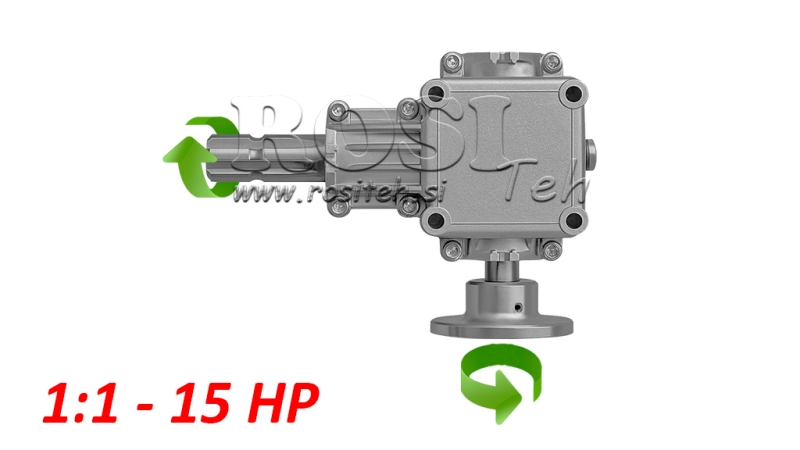 ENGRENAGEM ANGULAR PARA CIRCULAR DIREITA