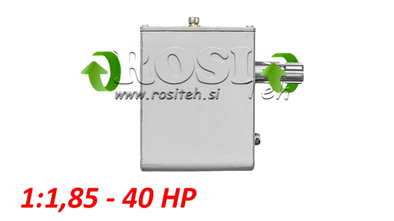 CAIXA DE CÂMBIO PARA TRATOR - 1:1.85 (40HP-30KW) FEMEA-MACHO