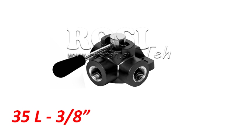 ROČNI 3 POTNI VENTIL DF 3/8 - 35lit