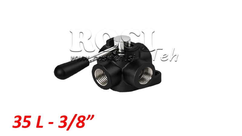 MANUAL VÁLVULA HIDRÁULICA 4-VIAS IF 3/8 - 35LIT