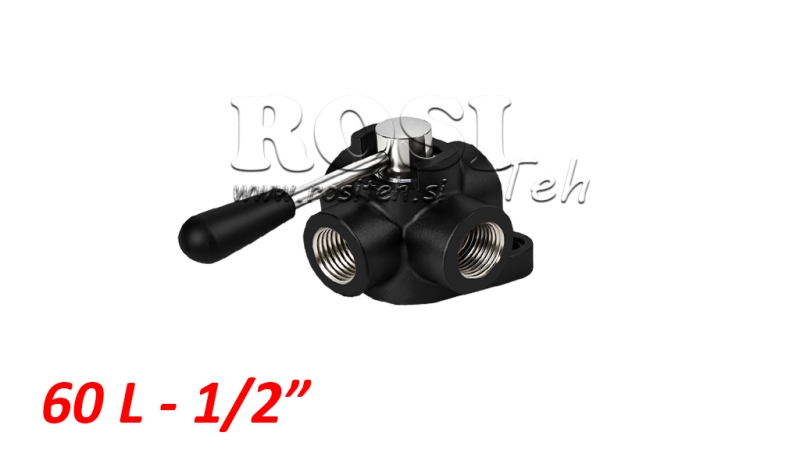 VÁLVULA MANUAL DE 4 VIAS IF 1/2 - 60LIT