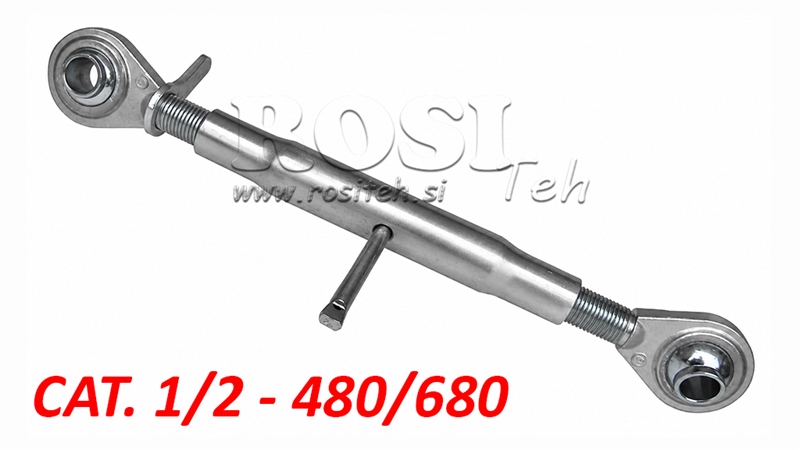 TERCEIRO PONTO MECÂNICO AJUSTÁVEL PARA TRATOR CAT 1/2 M27X3 - 480/680