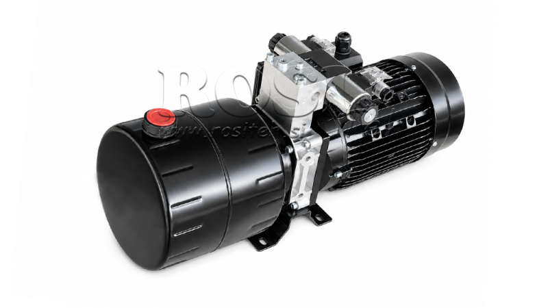 MINI POWER-PACK HIDRÁULICO 230V AC (1.5 kW) - 5.8 cc - 8.2 lit/min - tanque 6 lit