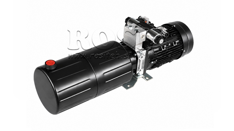 MINI POWER-PACK HIDRÁULICO 380V AC (2.2 kW) - 8.0 cc - 11.2 lit/min - tanque 12 lit