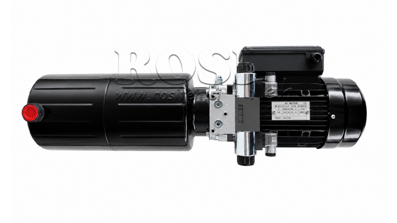 MINI HIDRAVLIČNI AGREGAT 230V AC (2,2 kW) - 8,0 cc - 11,2 lit/min - tank 12 lit