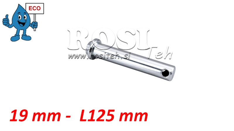 PINO PARA FORQUILHA ECO 19MM - L125MM