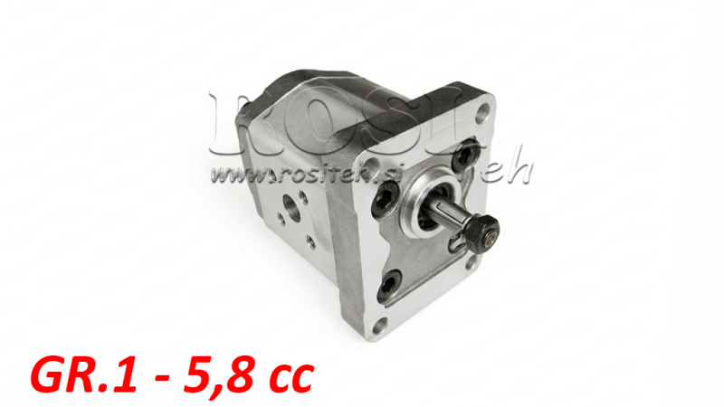 BOMBA HIDRÁULICA GR.1 5.8 CC DIREITA - FLANGES