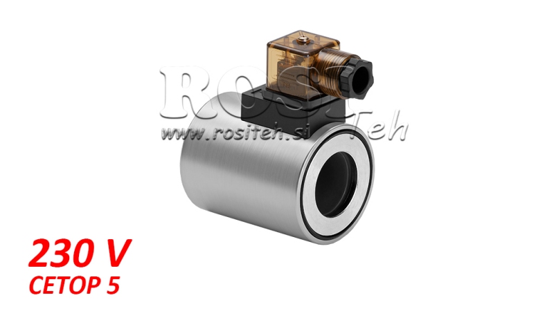 ELEKTRO MAGNETNA TULJAVA 230V AC ZA VENTIL CETOP 5 - fi 31,4mm-75mm 37W IP65