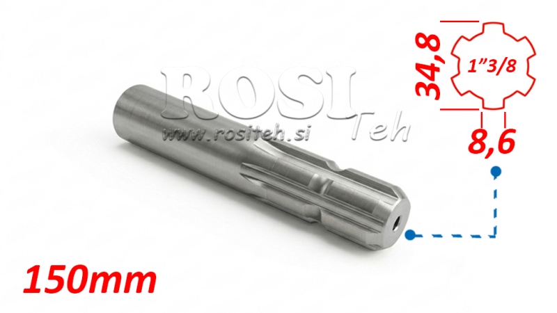 KARDANSKI NASTAVEK 1-3/8 L=150