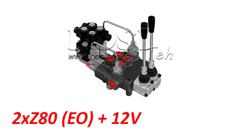 VÁLVULA HIDRÁULICA 2XZ80 - EO+12V