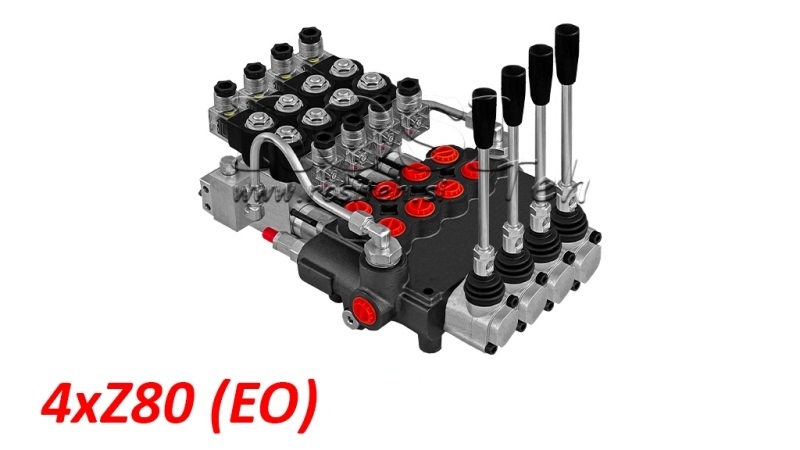 VÁLVULA MONOBLOCO HIDRÁULICA ELETRO-MANUAL 4xZ80