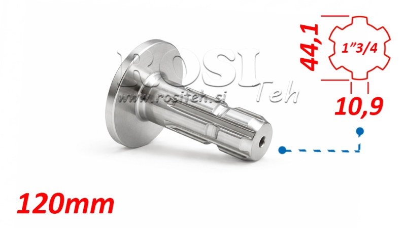 KARDANSKI NASTAVEK S PRIROBNICO 1-3/4 L120