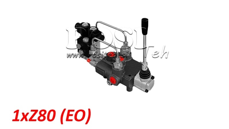 VÁLVULA MONOBLOCO HIDRÁULICA ELETRO-MANUAL 1xZ80