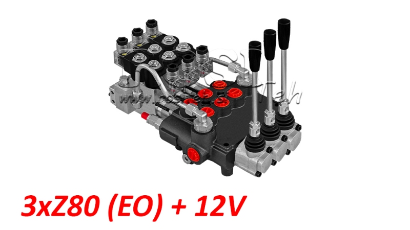 VÁLVULA HIDRÁULICA 3XP80 - EO+12V