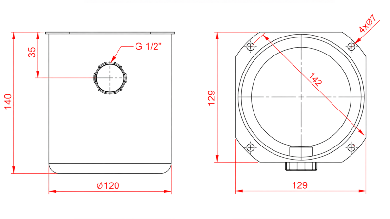 TANQUE METÁLICO ROLLO PP 1 LITRO