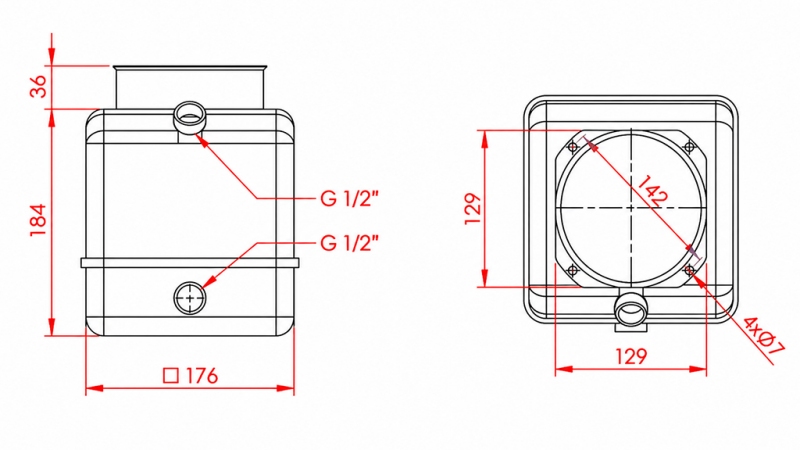 TANQUE DE PVC ROLLO PP 4 LITROS HORIZONTAL-VERTICAL