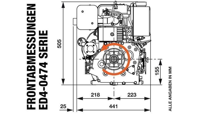 motor diesel 474cc-8.0kW-3.600 RPM-E-KW25x88-partida elétrica