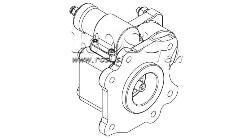 SAÍDA PARA BOMBA HIDRÁULICA - MERCEDES ATEGO-2 - 6 FUROS