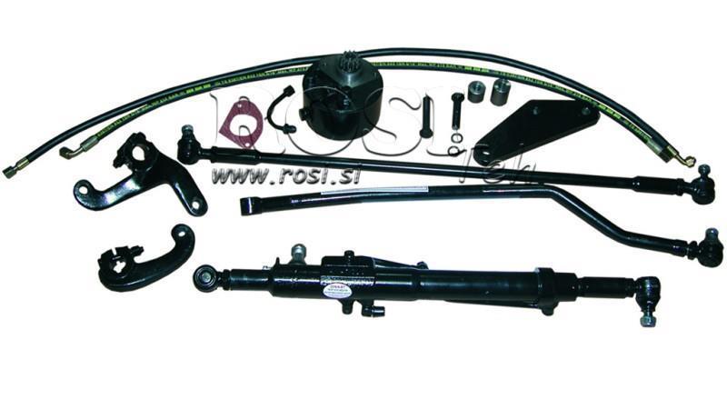 CONJUNTO DE DIREÇÃO HIDRÁULICA AUXILIAR MASSEY FERGUSON 255 Eixo Grosso (38mm)