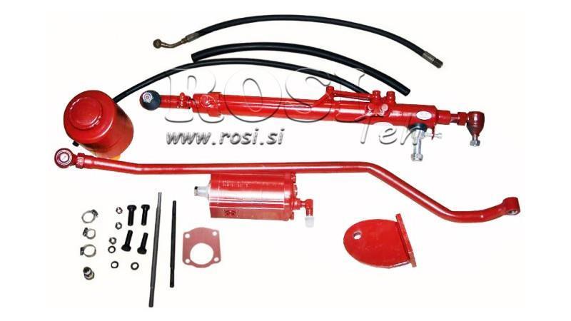 CONJUNTO DE DIREÇÃO HIDRÁULICA AUXILIAR INTERNATIONAL IHC CASE 654