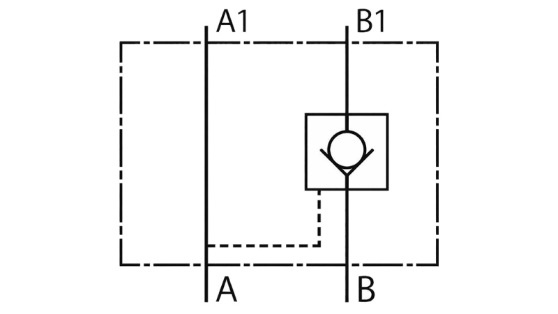 VÁLVULA DE RETENÇÃO CETOP 3 (B)