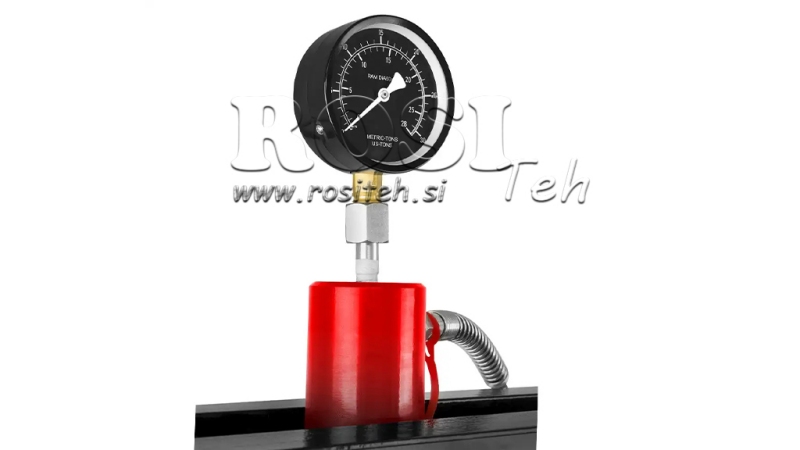 PRENSA HIDRÁULICA DE OFICINA PARA ROLAMENTOS 20T - DUAS VELOCIDADES