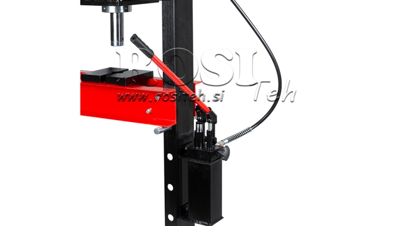 PRENSA HIDRÁULICA DE OFICINA PARA ROLAMENTOS 30T - DUAS VELOCIDADES