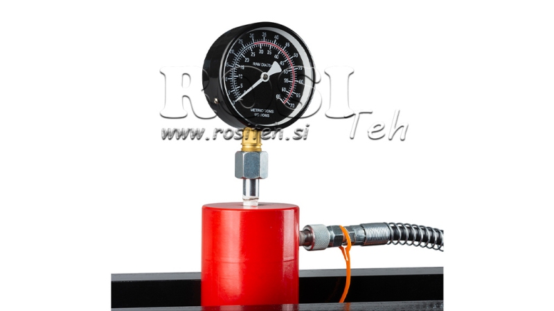 PRENSA HIDRÁULICA DE OFICINA PARA ROLAMENTOS 30T - DUAS VELOCIDADES