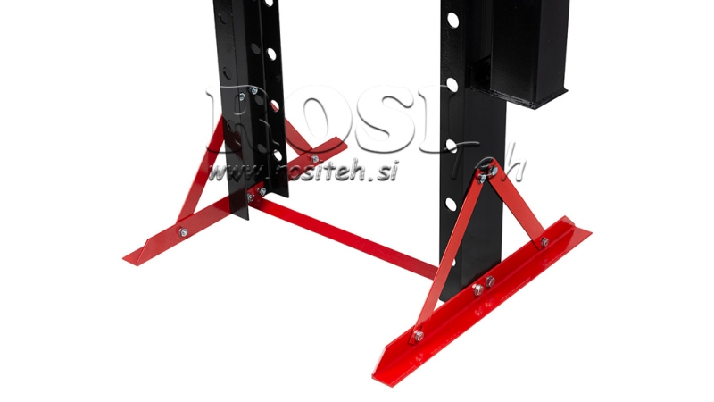 PRENSA HIDRÁULICA DE OFICINA PARA ROLAMENTOS 30T - DUAS VELOCIDADES