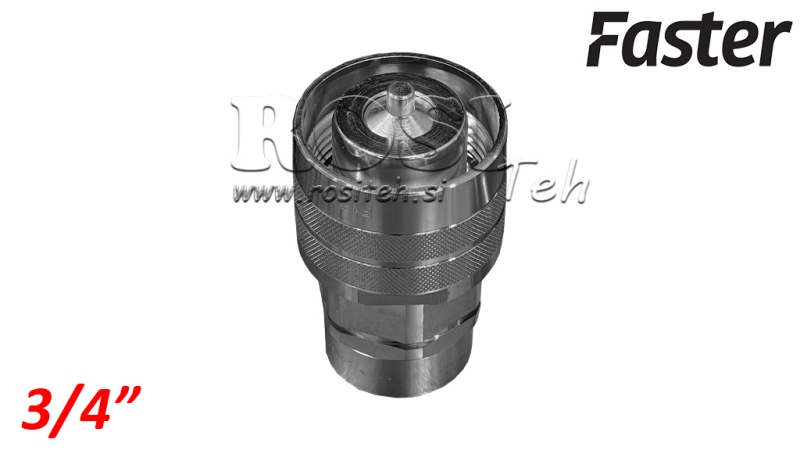 ACOPLAMENTO RÁPIDO ROSCADO CVV MACHO 3/4