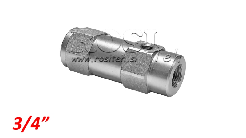 BLOCO DE VÁLVULA VBPSL 3/4 SD UNIDIRECIONAL COM PILOTO.