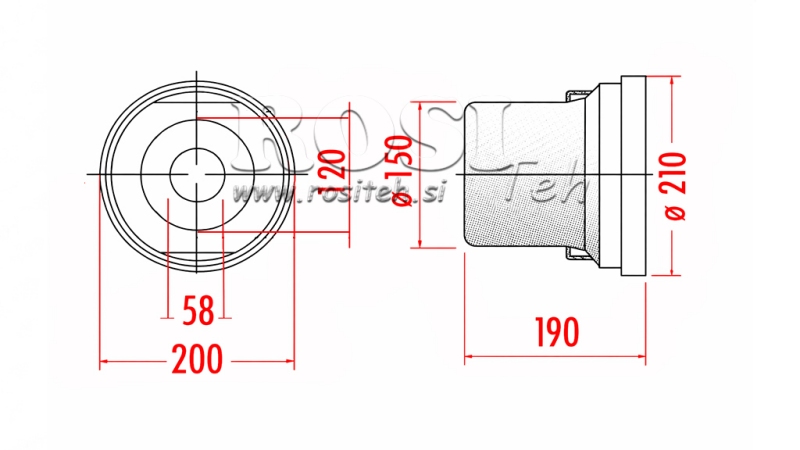 PROTEÇÃO CARDÃ PVC 210x190x150