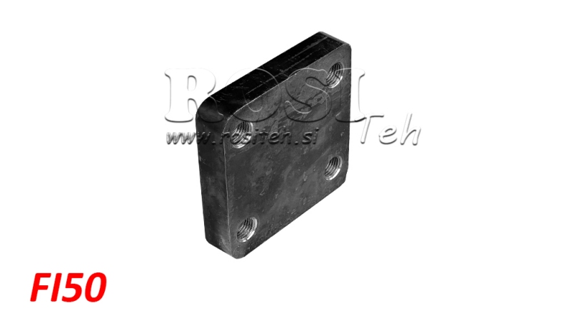FLANGE DE MONTAGEM PARA GANCHO DE REBOQUE GIRATÓRIO FI50 EM CARCAÇA
