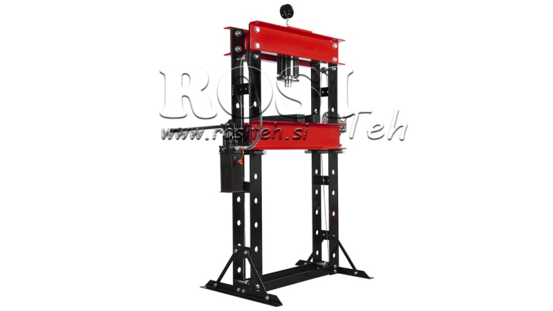 OFICINA PRENSA HIDRÁULICA PARA ROLAMENTOS 50T - de duas velocidades