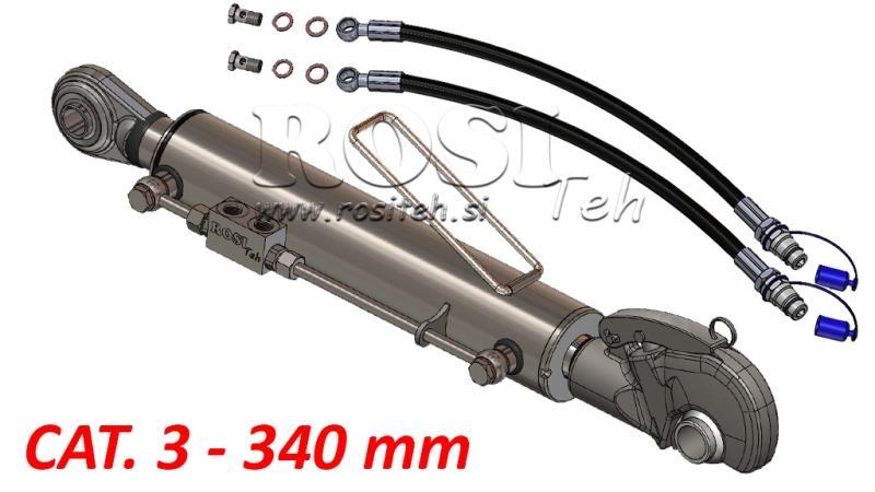 TERCEIRO PONTO HIDRÁULICO RÁPIDO DE ROSCA - CAT. 3 - 80/40-340 (90-210 HP) (25,4 mm)